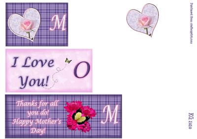Mother's Day Booksheet 2