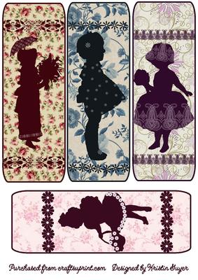 Silhouette Little Girls