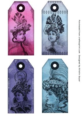 Elegant Lady Tags