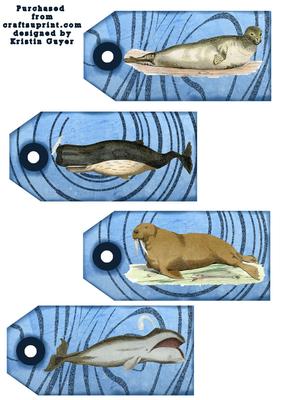 Vintage Sea Tags