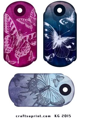 Butterfly x 3