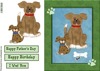 Daddy Dog and Son