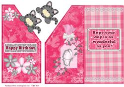 Grey Kitty Birthday