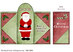 Cute Santa Trifold