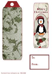 Bookmark Tag Penguin
