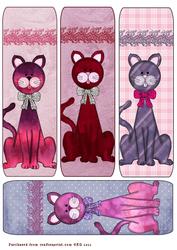 Pink and Purple Cats