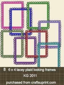 Lacey Plaid Frames