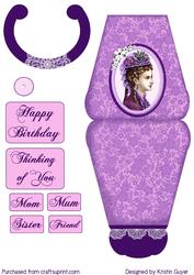 Purple Lady Purse