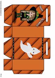 Halloween Witch and Ghost Bag