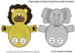 Lion and Elephant