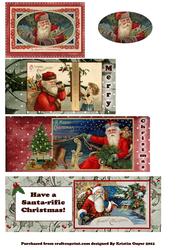 Vintage Santa Book