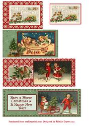 Vintage Christmas Book