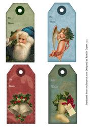 Vintage Christmas Gift Tags