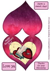 Heart Vintage Card