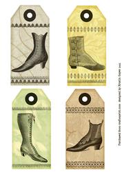 Vintage Boot Tags