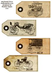 Oldtime Buggy Tags