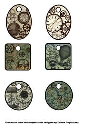 Small Steampunk Tags