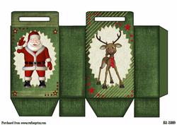 Santa and Reindeer