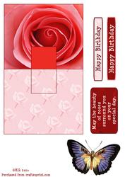 Butterfly and Rose