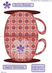 Teacup with Flower
