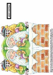 Image of cup21280_19 - Santa Down the Chimney