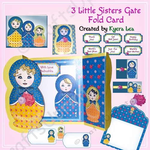 3 Little Sisters Gate Fold Card