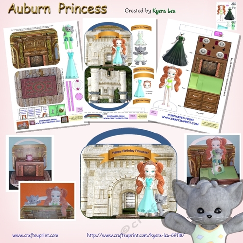 Auburn Princess Purse (Print and Cut)