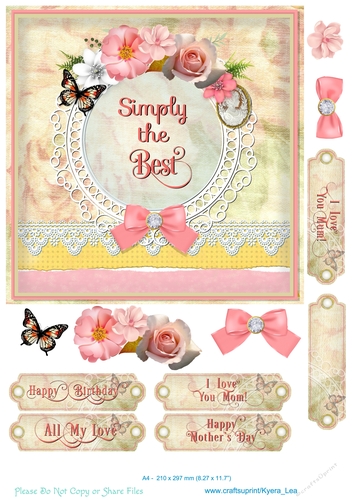 MyFav Mothers Day Card # 01 