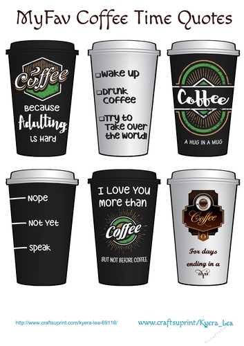 MyFav Coffee Time Quotes