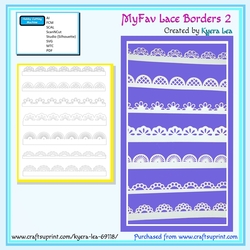 MyFav Lace Borders 02  (Machine Cutting File)