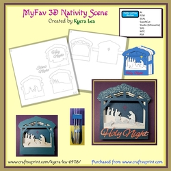MyFav 3D Nativity Scene