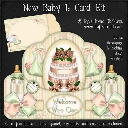 New Baby 1 - Push n Pull Card Kit
