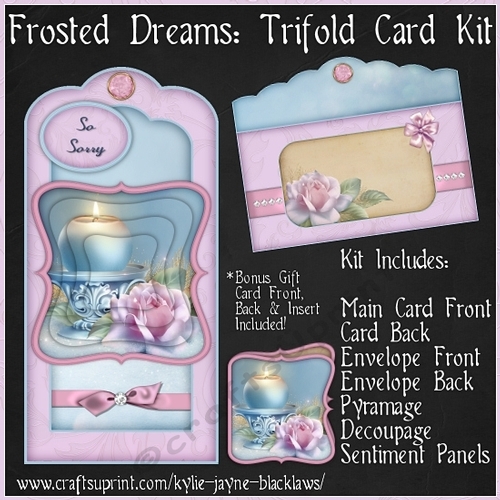 Frosted Dreams - Trifold Card Kit