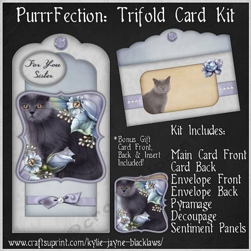 PurrrFection - Trifold Card Kit