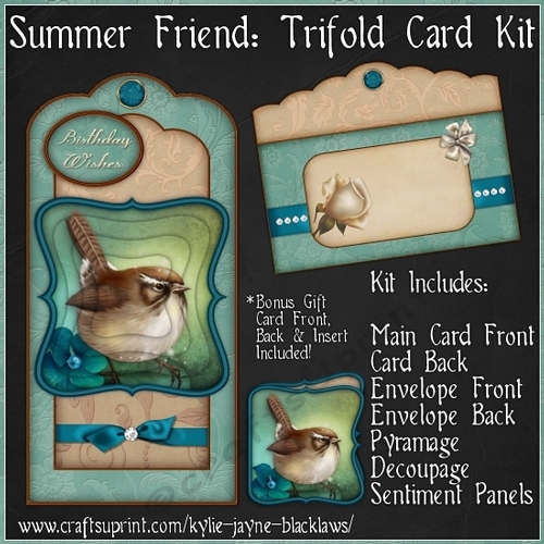 Summer Friend - Trifold Card Kit