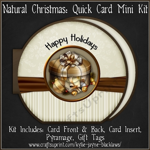 Natural Christmas - Quick Card Mini Kit