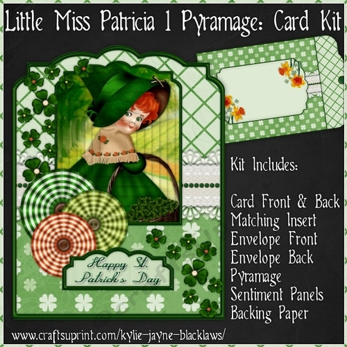 Little Miss Patricia 1 - Pyramage Card Kit