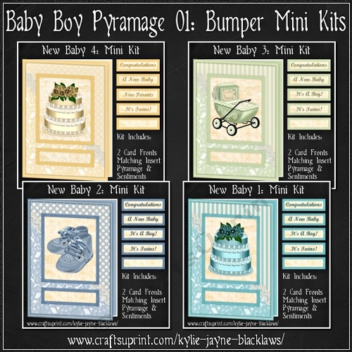 Baby Boy Pyramage 01 - Bumper Mini Kit