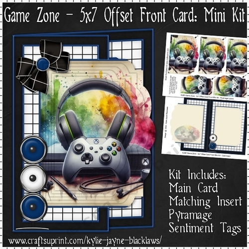 Game Zone - 5x7 Offset Front Card Mini Kit