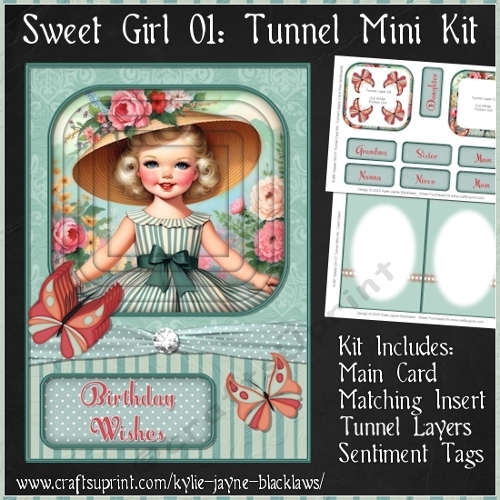 Sweet Girl 01 - Tunnel Card Mini Kit