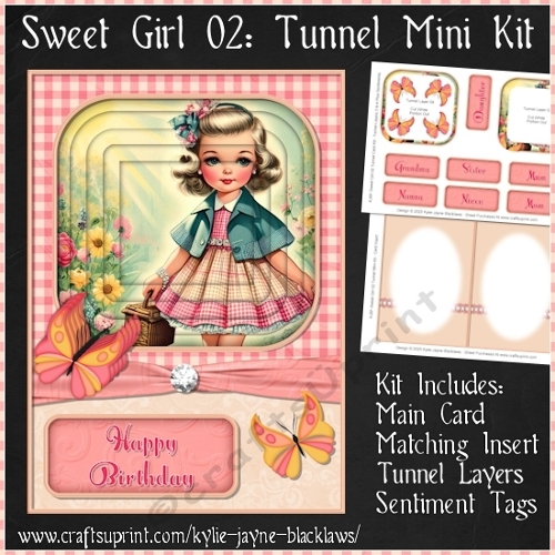 Sweet Girl 02 - Tunnel Card Mini Kit