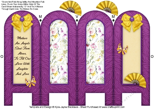 In Bloom - Mothers - Folded Screen Card