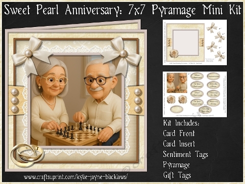 Sweet Pearl Anniversary - 7x7 Pyramage Mini Kit