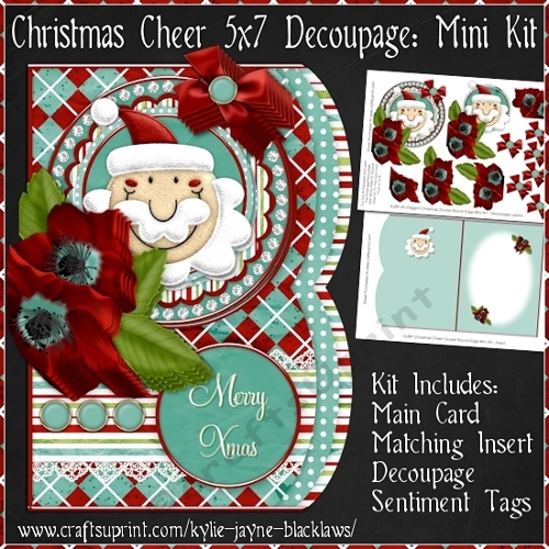 Christmas Cheer - Double Rounded Edge Card Mini Kit