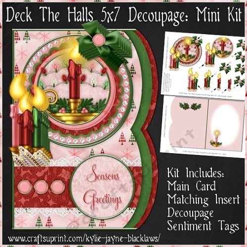 Deck The Halls - Double Rounded Edge Card Mini Kit