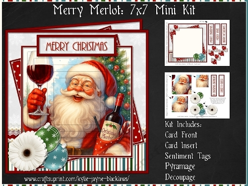Merry Merlot - 7x7 Pyramage Mini Kit