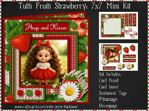 Tutti Fruiti Strawberry - 7x7 Pyramage Mini Kit