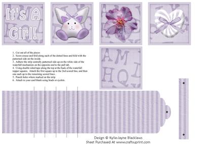 It's a Girl - Waterfall Sheet 3