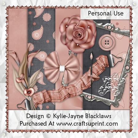 Vintage Pink Page Kit