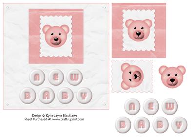 New Baby 6 - Quick Card and 3D Decoupage